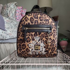 Juicy Couture Leopard Print Backpack